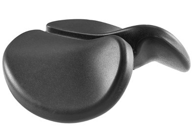 Accessoires de coussin en plastique PU en forme de selle pour salon de coiffure